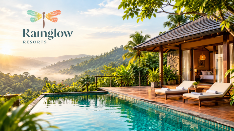 Golden-Hour Rainglow Resort Retreat